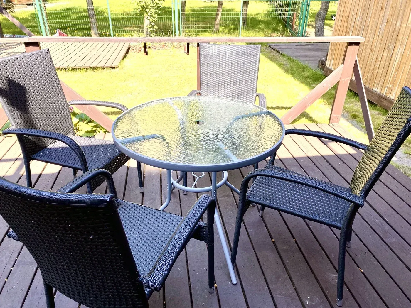 Keturvietis didelis apartamentas – terasa su vaizdu